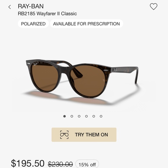 Ray Ban - Polarized women’s sunglasses - Picture 1 of 7